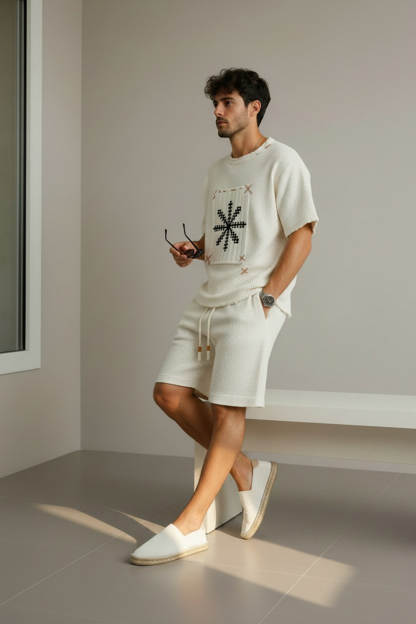 TRİKO ESPADRİL-Beyaz