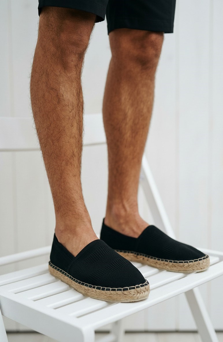 TRİKO ESPADRİL-Siyah
