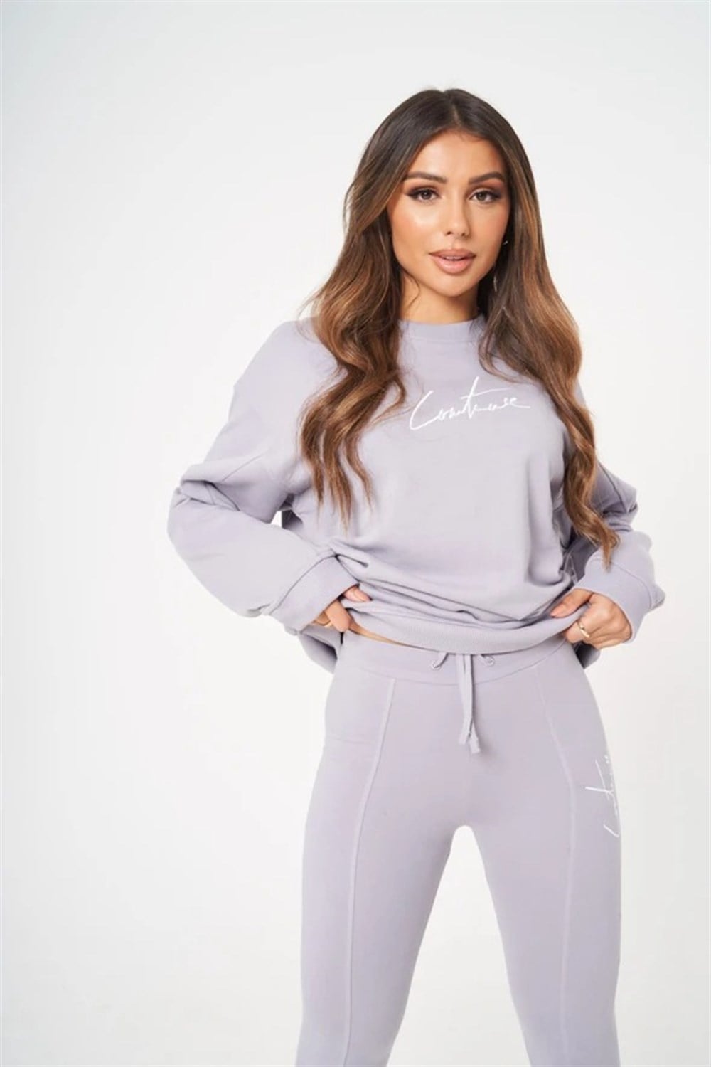 Unisex Oversize Sweat-Lila