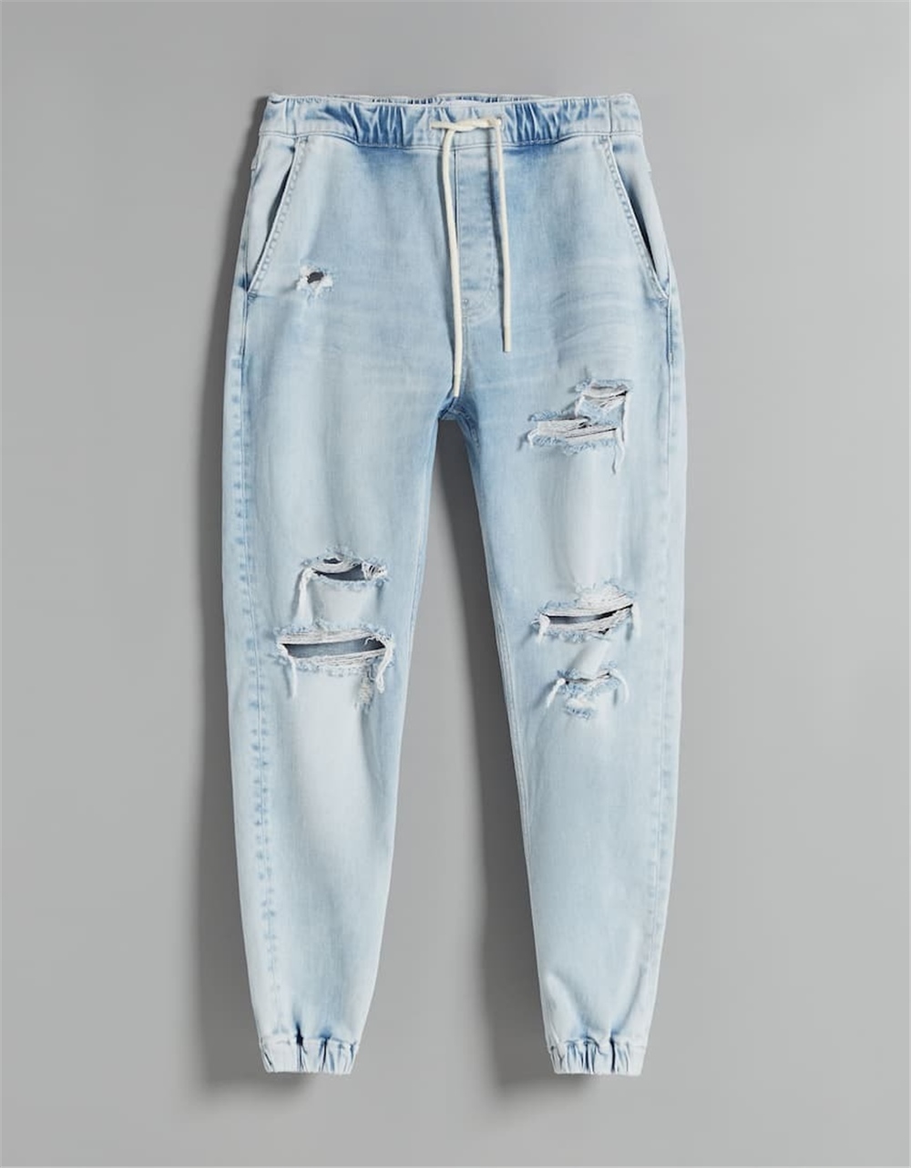 Yırtıklı Jogger   JEan-Mavi Açık