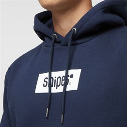 Basic Essantial Kapişonlu Sweat-Lacivert
