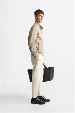 Basic İpli Jogger Pantolon-Ekru