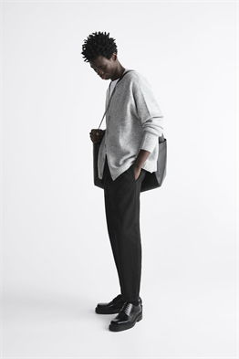 Basic İpli Jogger Pantolon-Siyah