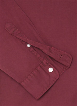 Basic Logolu GÖmlek-Bordo