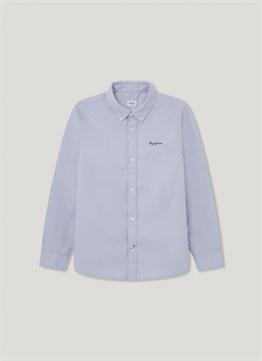 Basic Logolu GÖmlek-Mavi Açık