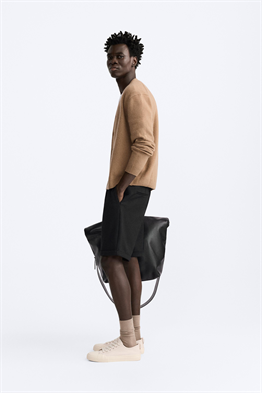 Basic Soft Kumaş İpli Jogger  Şort-Siyah