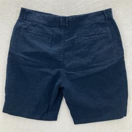 Basic Soft Kumaş İpli Şort-Lacivert