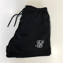 Basic Standart Slim  Deniz Şortu-Siyah