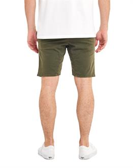 Bermuda Gabardin Şort-Haki