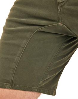 Bermuda Gabardin Şort-Haki