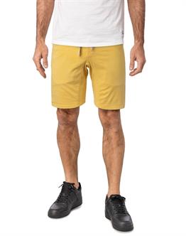 Bermuda Gabardin Şort-Sarı