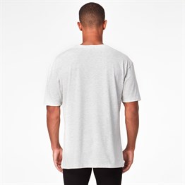 Büyük Box Logolu Oversize  T shirt-Gri