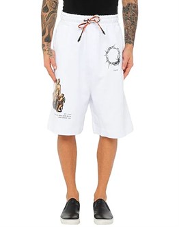 Casual Oversize  Bol Penye (Saint Sinners]Şort-Beyaz