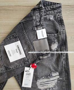 Cropped Farnk Comfort Loose Jean-Antrasit