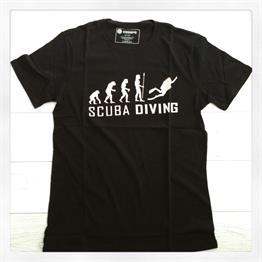 Diving Revulation T Shirt Füme-Beyaz