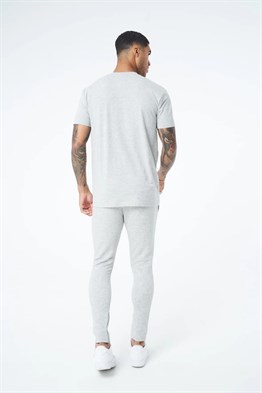 Essantial Slim Fit  T shirt-Gri