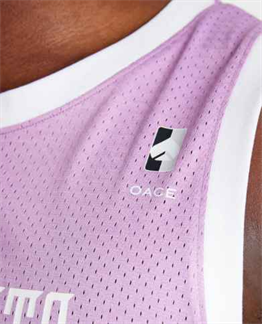 File Kumaş Spor   Oversize  Atlet-Lila