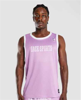 File Kumaş Spor   Oversize  Atlet-Lila