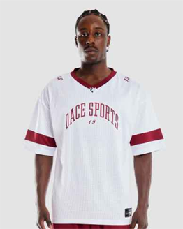 File Kumaş Spor   Oversize  T shirt-Bordo