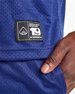 File Kumaş Spor   Oversize  T shirt-Lacivert-Beyaz