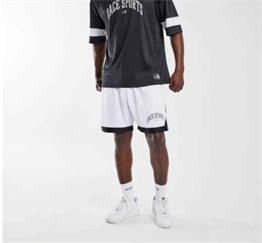 File Kumaş Spor   Oversize  T shirt-Siyah-Beyaz