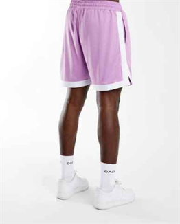 File Kumaş Spor Şort-Lila