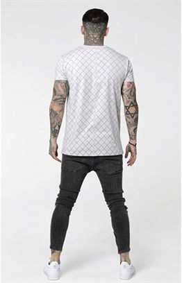 Gizli Baskılı T shirt-Bej