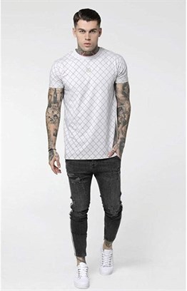 Gizli Baskılı T shirt-Bej