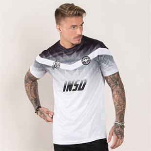 Göğüsü Logolu Long T shirt-Gri