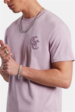 GOTHIC C RHINESTONE T-SHIRT-Bej