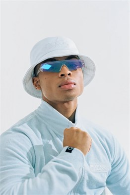 Havlu Soft  Kumaş Fermuarlı  Sweat-Mavi Açık