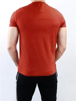 Logolu Basic T shirt-Kırmızı