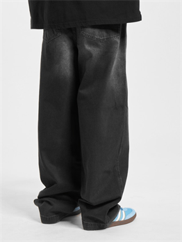 Loose Fit Jeans-Antrasit-Gri