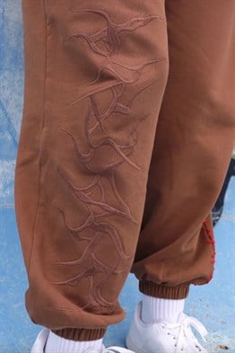 Loose Tarz Jogger Eşofmanaltı-Kahve