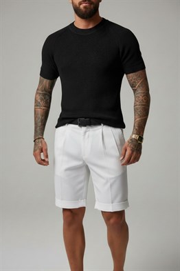 Merserize T-shirt-Siyah