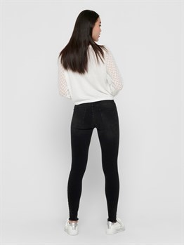 MID ANKLE SKINNY FIT JEANS-Antrasit