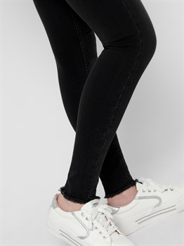 MID ANKLE SKINNY FIT JEANS-Antrasit