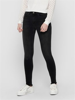 MID ANKLE SKINNY FIT JEANS-Antrasit