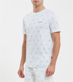 N Logolu  T Shirt-Beyaz