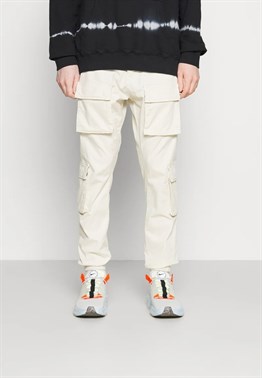 Önden Cepli Lyon   Pantolon-Krem