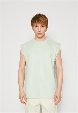 Oversize Basic  Small Logo Atlet-Mint Yeşili