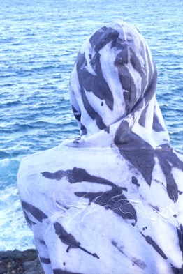 Oversize Dye Special Sweat-Gri-Beyaz