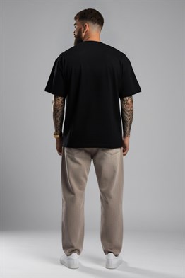 Oversize Forewer T-Shirt-Siyah
