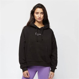 Oversize Kapişonlu Sweat-Siyah