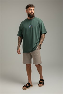 Oversize Passion T-Shirt-Yeşil