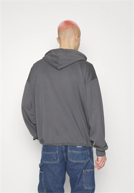 Oversize  Scuba Kapişonlu  Sweat-Antrasit