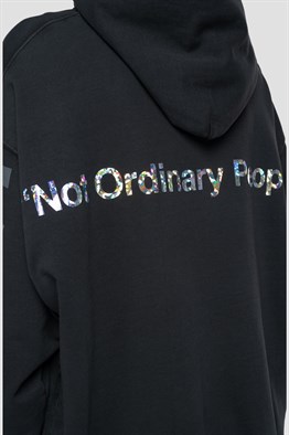 Oversize Secondlife Sweat Hoodie-Antrasit