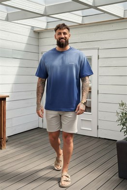 Oversize Studio T shirt-Petrol