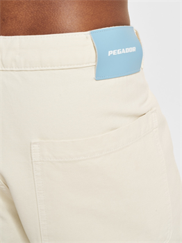 Preto Wide Leg  Cargo Pants-Krem