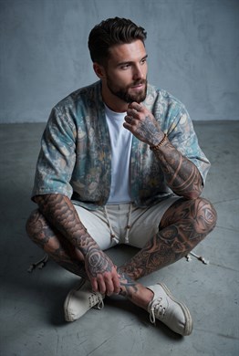 Printed Kimono-Haki